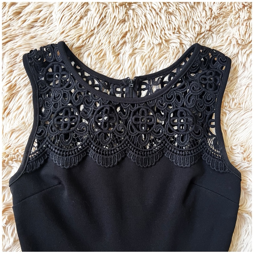 Lulu’s According To Love Black Lace Skater Dress Size Small - Picture 9 of 16